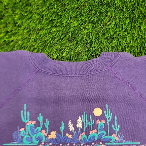 Vintage Hanes Sweatshirt Womens Medium 20x21 Las-Vegas USA - Picture 10 of 12